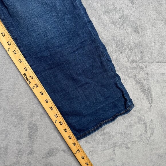 Madewell Mid Rise Kick Out Jeans Womens 31 Blue Denim Pants 26" Inseam - Picture 10 of 12